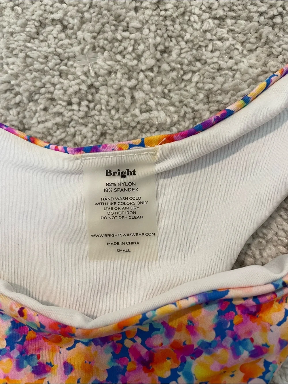 Bright Swimwear Floral Two-Piece Bikini Set - Picture 3 of 3